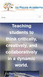 Mobile Screenshot of lapiazzaacademy.com